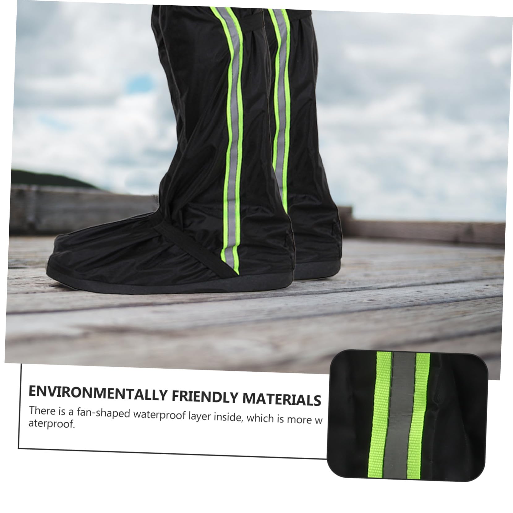 SUPVOX Guêtres Imperméables de Randonnée Oxford Couvre-Jambes Anti-Neige et Étanches Protection pour Jambes et Chaussures