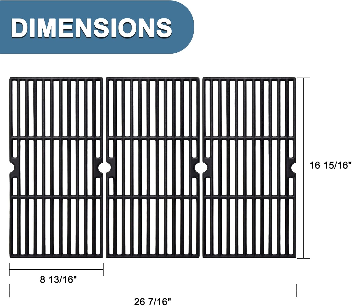 Grill Replacement Parts for Charbroil 463344015 Advantage 4 Burner Grill, Grill Grates for Char-Broil Advantage 463344015 Item #606686 Lowe's, Replacement for Charbroil 463344015 Grates