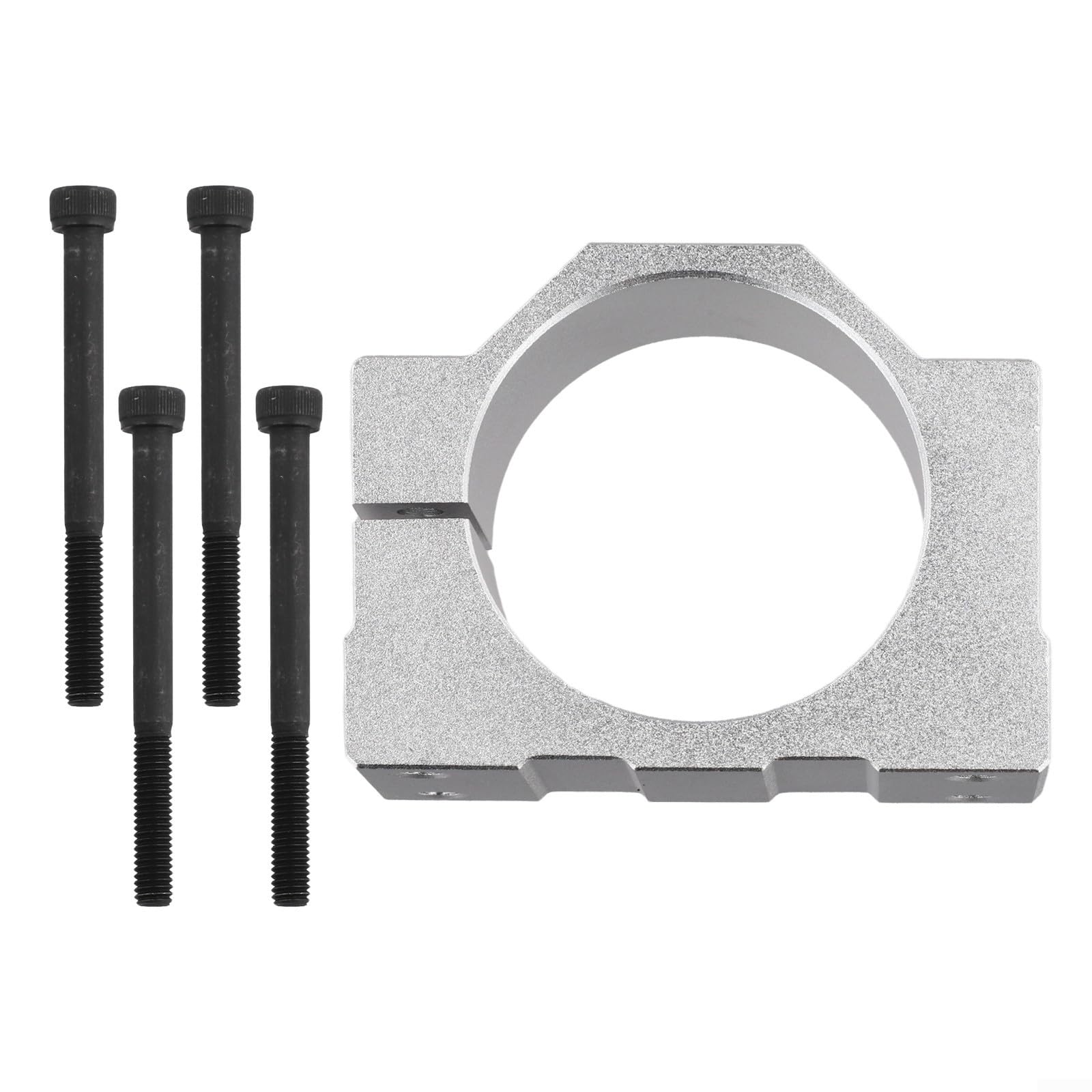 Support de fixation de moteur CNC pour support de broche DZ65, plaque de montage en aluminium avec 4 vis, compatible avec routeur de machine CNC, 1 pièce