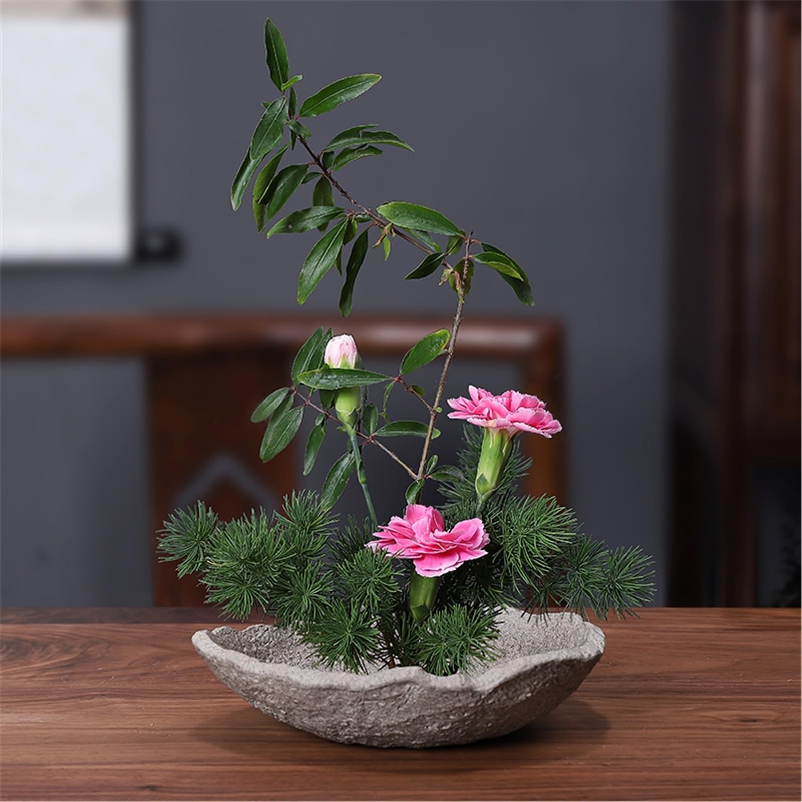 Sottovasi per Fiori Vassoio raccogligocce in Ceramica con piattino Floreale Bordi Irregolari Vaso