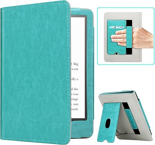 RSAquar Funda para Kindle Paperwhite de 11 generación de 6.8 pulgadas y edición Signature 2021, funda de piel sintética de alta calidad con