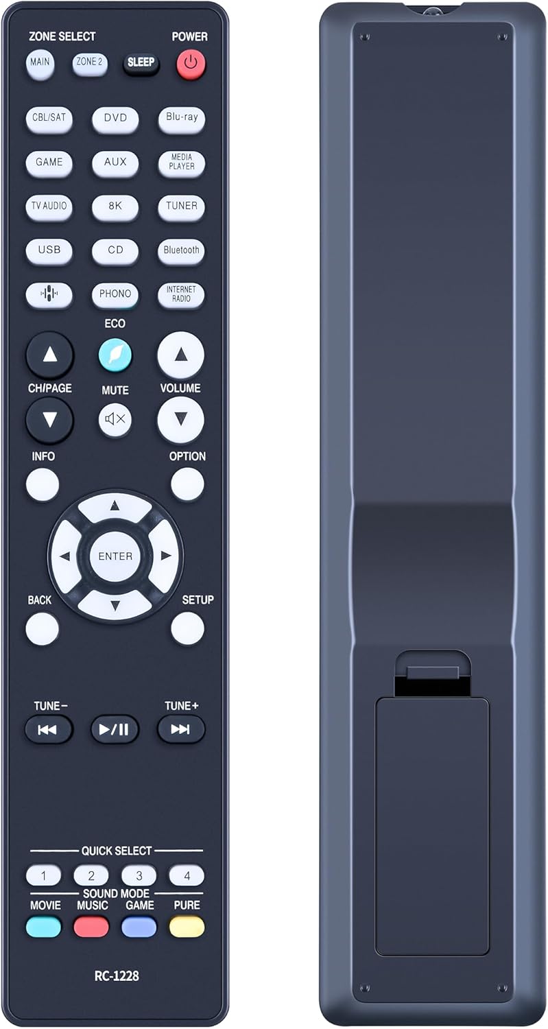 RC-1227 Replacement Remote Control For Denon AVR-S730H AVR-X1400H AVR - Foto 6