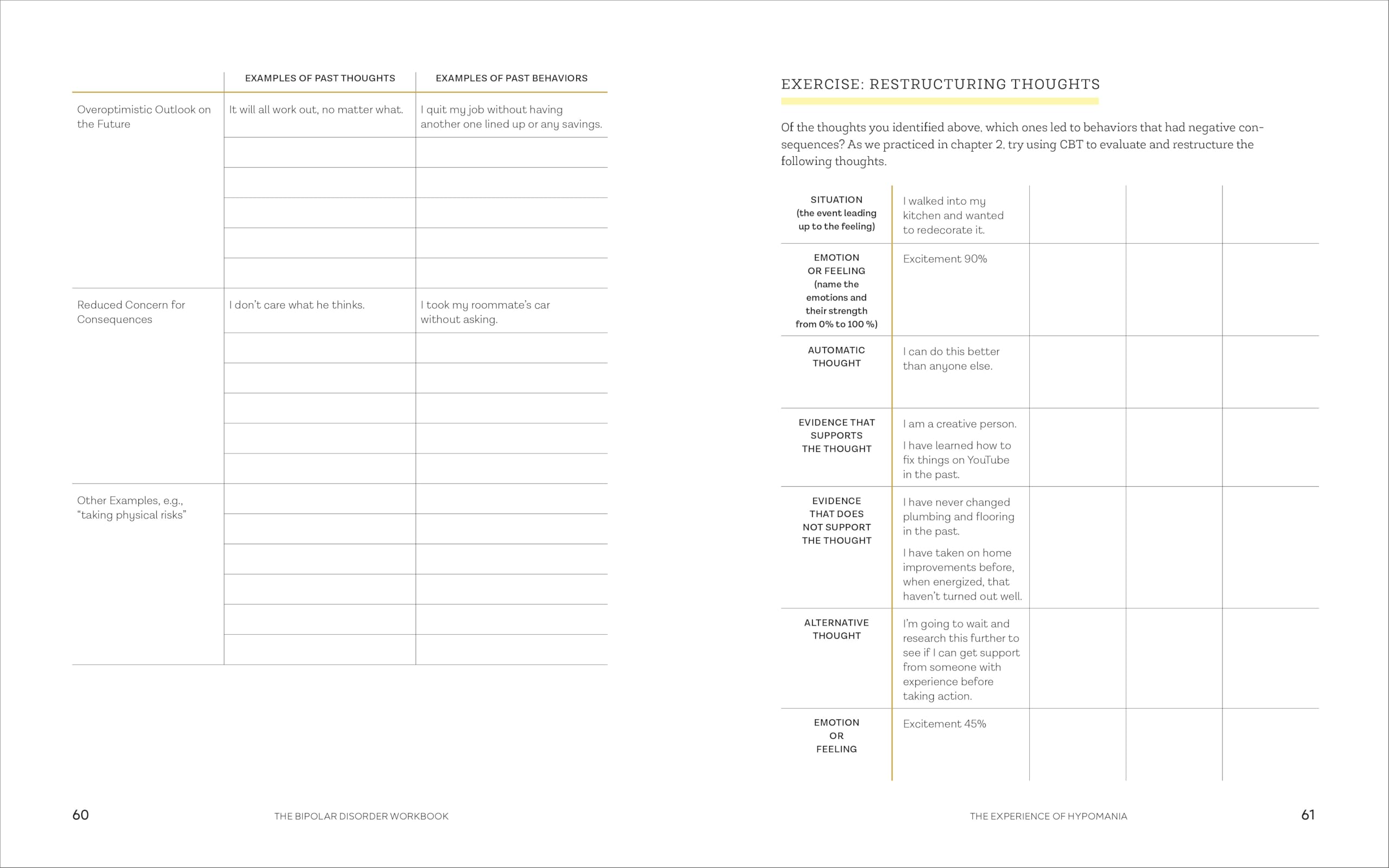 The Bipolar Disorder Workbook: Powerful Tools and Practical Resources for Bipolar II and Cyclothymia