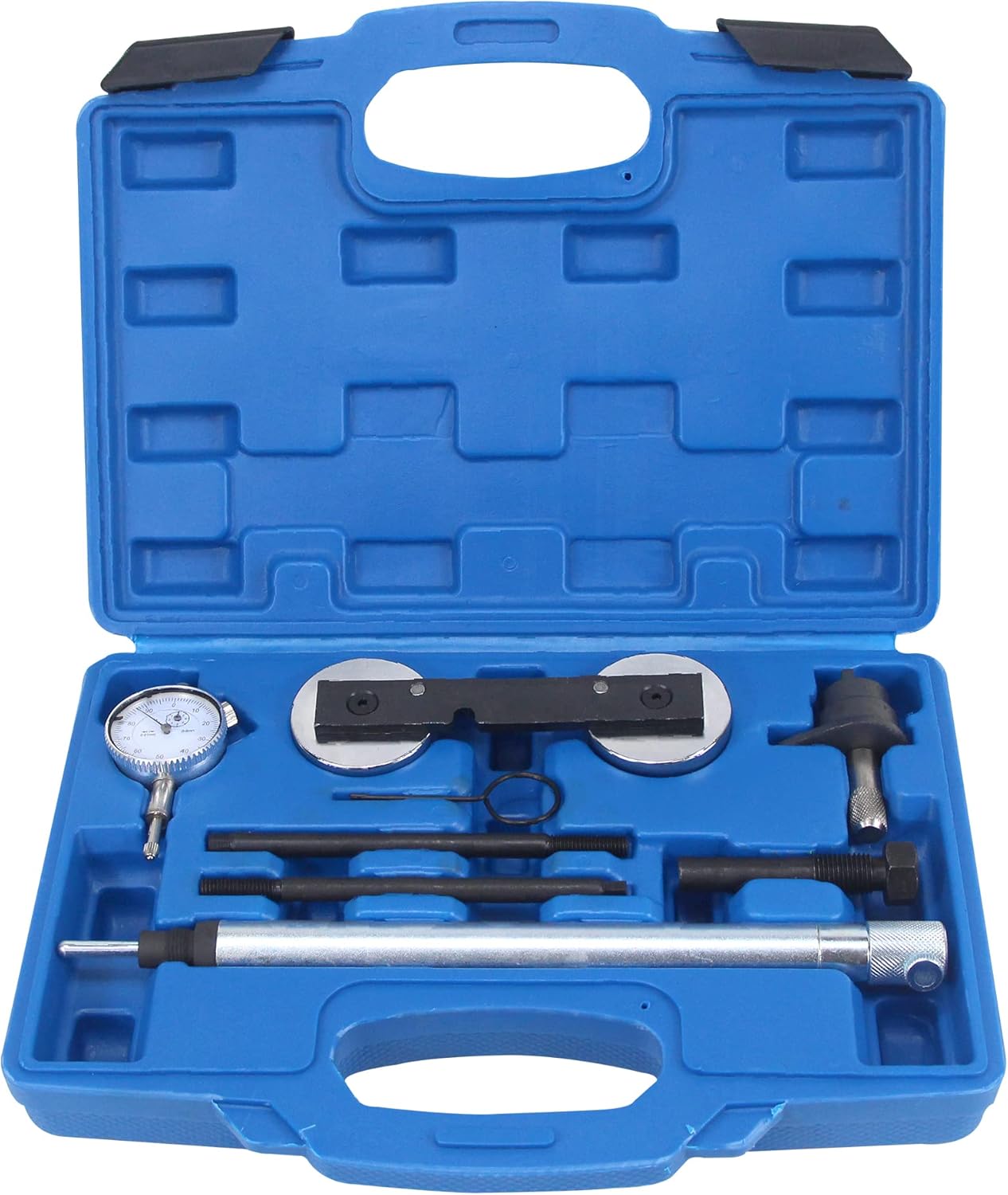 T10171A Engine Timing Tool Kit for VW Audi 1.4/1.6FSi 1.4 TSi 1.2TFSi/FSi Inc Dial Gauge TDC Timing Belt Locking Tools for Chain Drive Engines