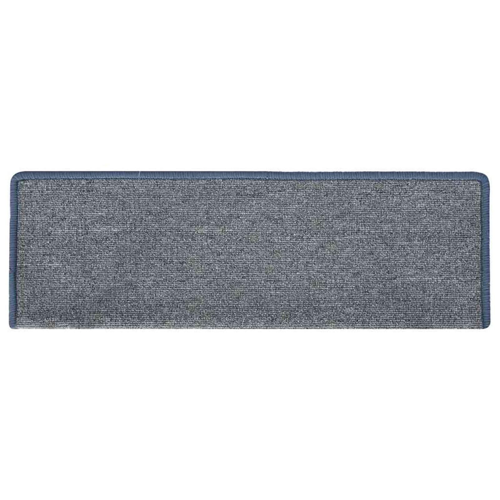 Tidyard Tapis d'escalier 30 pcs 65x21x4 cm Violet et Bleu, Tapis Escalier Tapis de Sécurité pour Sol Protection, Aînés et Animaux