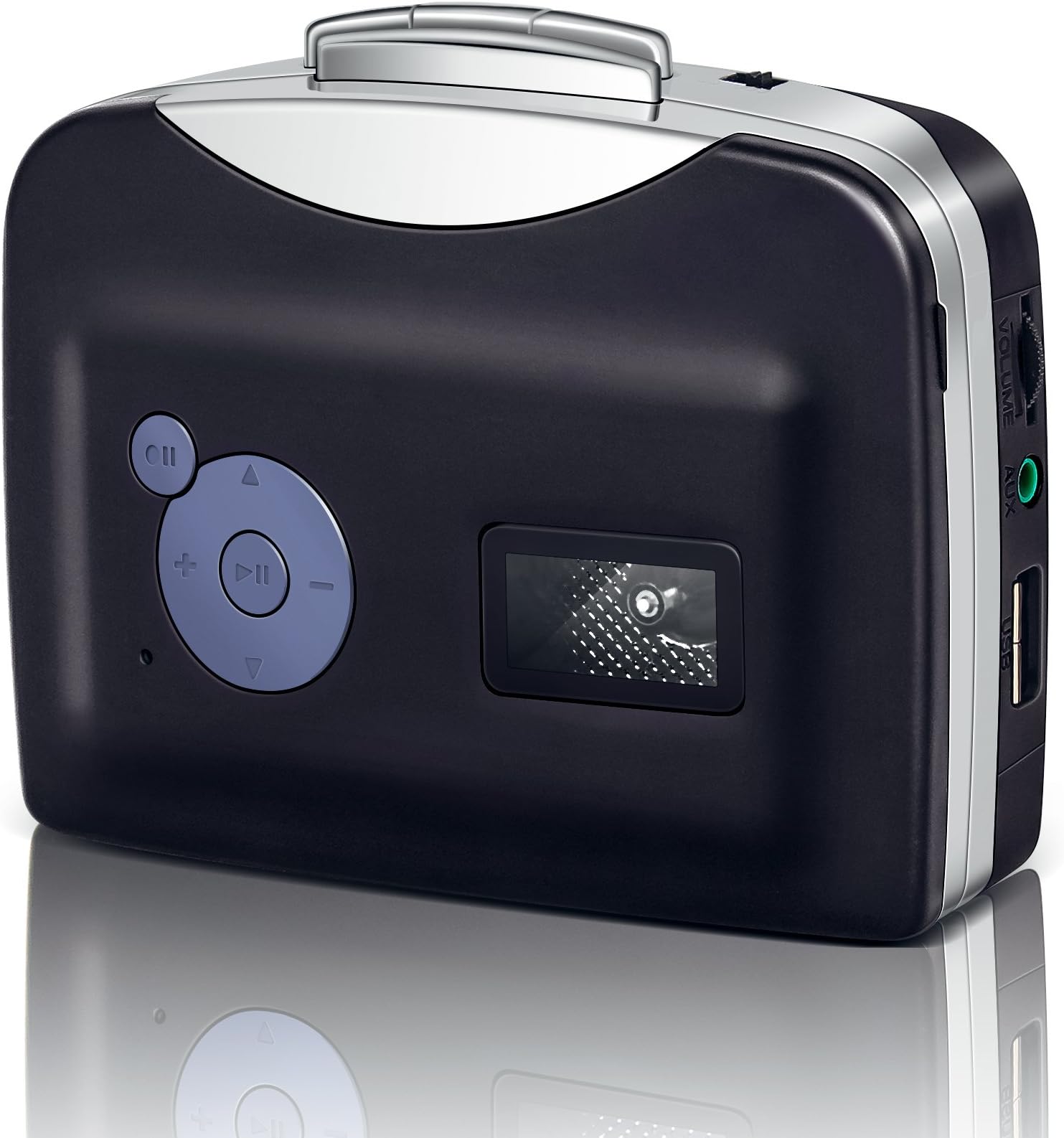 Arrela Portable Ezcap USB Portable Cassette to MP3 Converter Tape-to-MP3 Player Through USB Flash Disk with Headphones