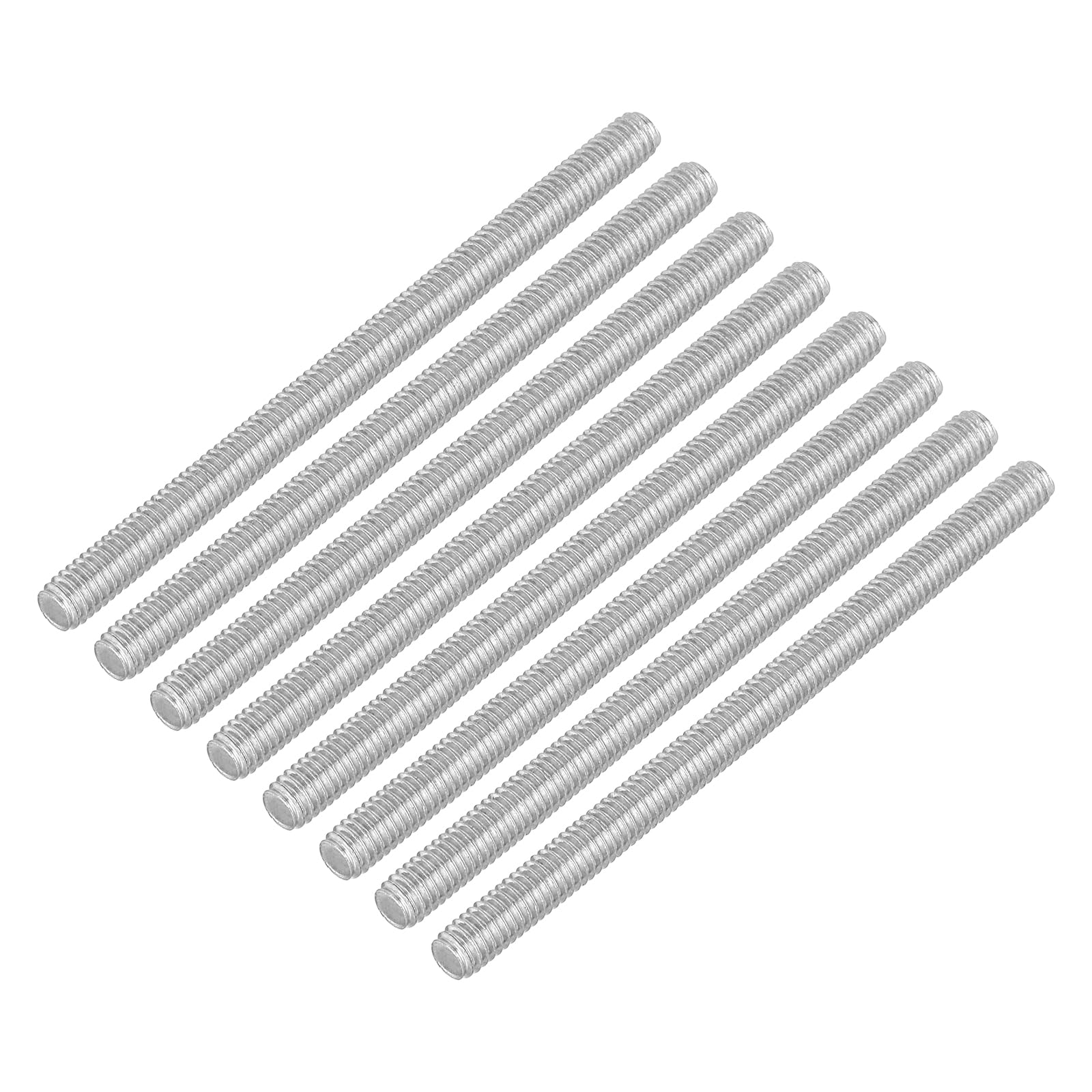 QUARKZMAN 16Pcs Tiges Filetées Entièrement, M4 x 60mm Acier Inoxydable 304 Goujons de Barre Filetée à Droite Pas de Filetage M4-0.7 pour l'Assemblage de Machines de Meubles