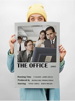 Postifull The Office - Çerçevesiz Poster - Duvar Dekoru - Dizi Ve Film Afiş Posterleri - Kalın Kuşe Kağıt;21 X 30 Gri - 20