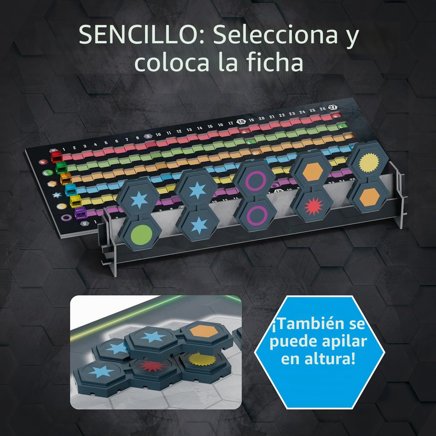 Kosmos 684006 Simplemente Genial 3D, con Piedras 3D, Descubrir Nuevas Posibilidades, Juego de Mesa para Toda la Familia a Partir de 10 años, Regalo, Juego Familiar para 1-4 Personas,