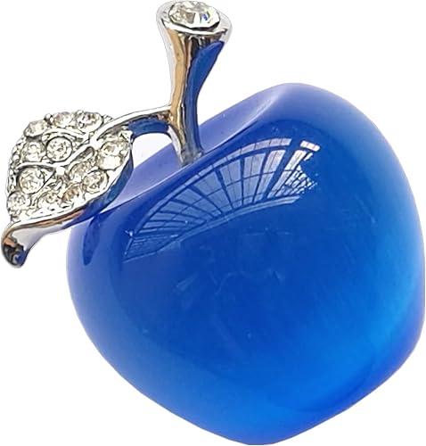 Vista 24 de 1 pieza de piedras de manzana rosa ojo de gato y piedras curativas coleccionables, decoración de habitación de 1.18 pulgadas, decoración de Navidad