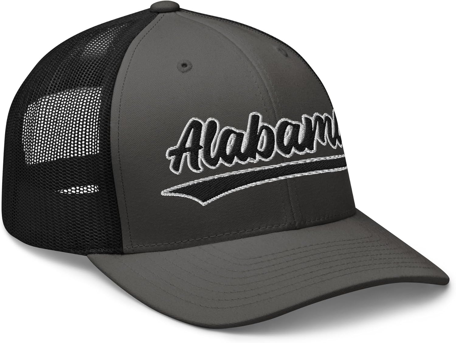 Vintage Alabama University Script Mesh Retro Alabama Trucker Hat Cap