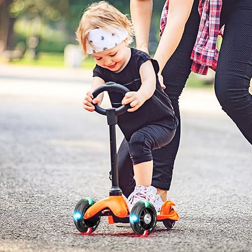 Miniatura 9 de Ruedas de repuesto para scooter, rueda de flash LED de 3.150 in, mini ruedas de patinaje para microscooter, luces traseras ABEC-7 de 3.150 in para