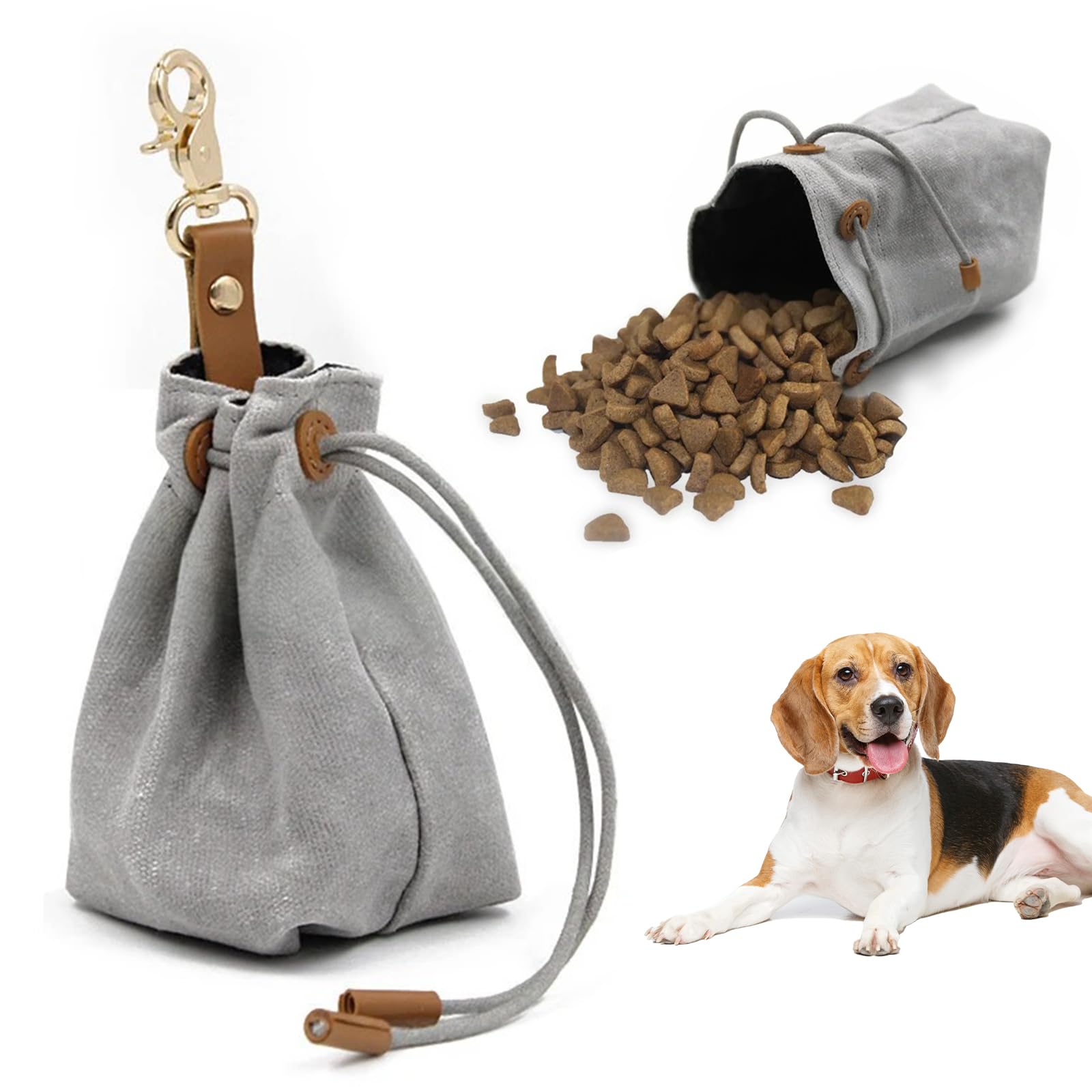 Amazon.co.jp: Hamth9 トリーツポーチ 犬 おやつ入れ マナーポーチ