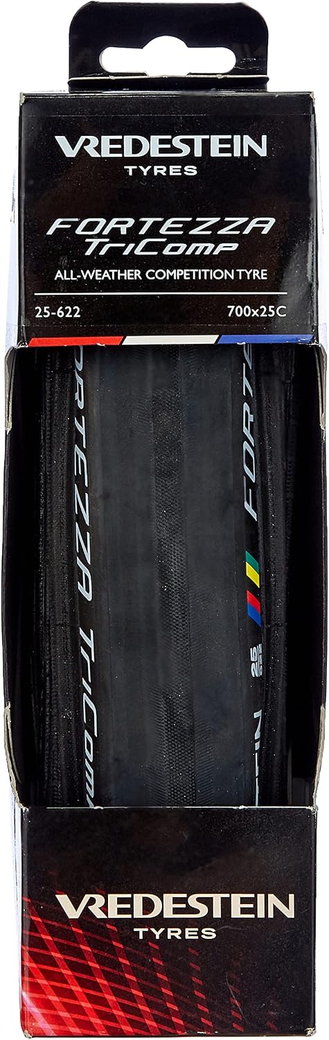 VREDESTEIN Fortezza Tricomp, Unisex Cover - Adult, Black, 700 x 25 - Image 3