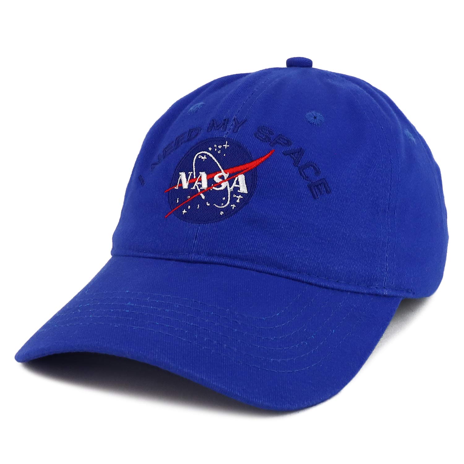 ArmycrewNASA I Need My Space Embroidered 100% Brushed Cotton Soft Low Profile Cap