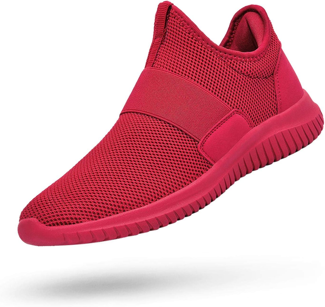 Mens Sneakers Slip-on Lightweight Athletic Running Walking Gym Shoes