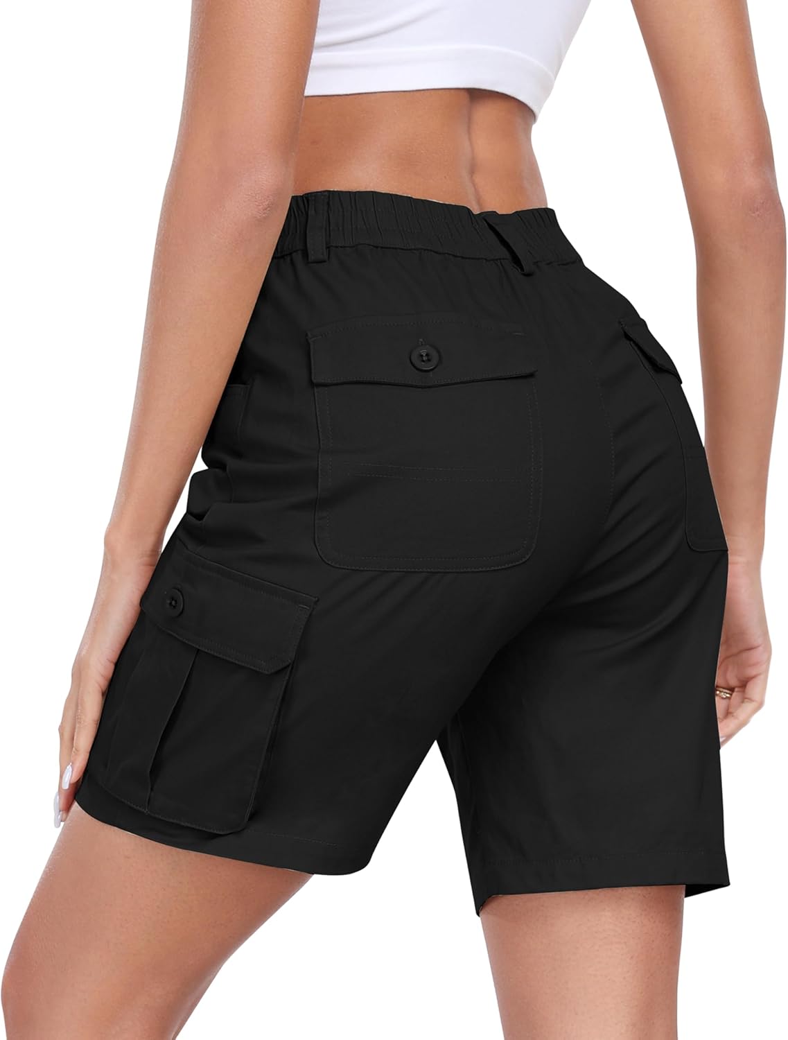 MoFiz Wandelshorts voor heren, bermuda, cargo, licht, sneldrogend