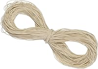 Vista 85 de PATIKIL Cuerda elástica elástica de 109 yardas (328.1 ft), cuerda elástica pesada de 0.059 in, albaricoque para manualidades, correas de gancho