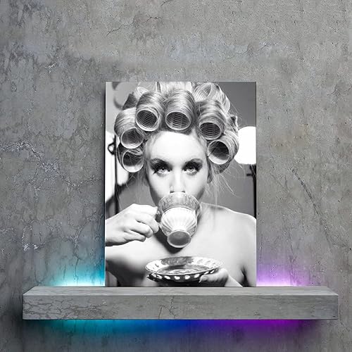 Miniatura 5 de Póster vintage de peinado en blanco y negro, idea de diseño para sala de peluquería, estética, pintura en lienzo, póster de pared para dormitorio,