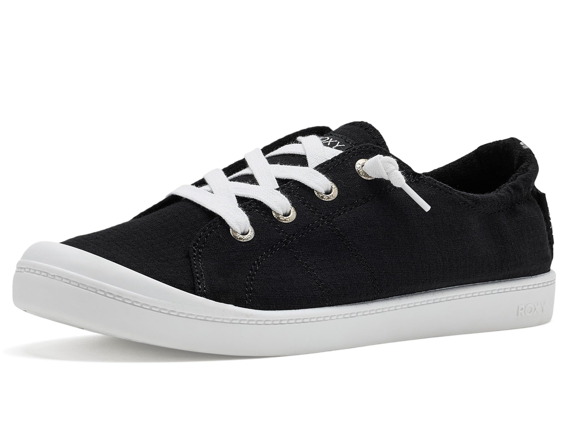 Roxy Womens Bayshore Plus II, Textured Black, 7, Medium