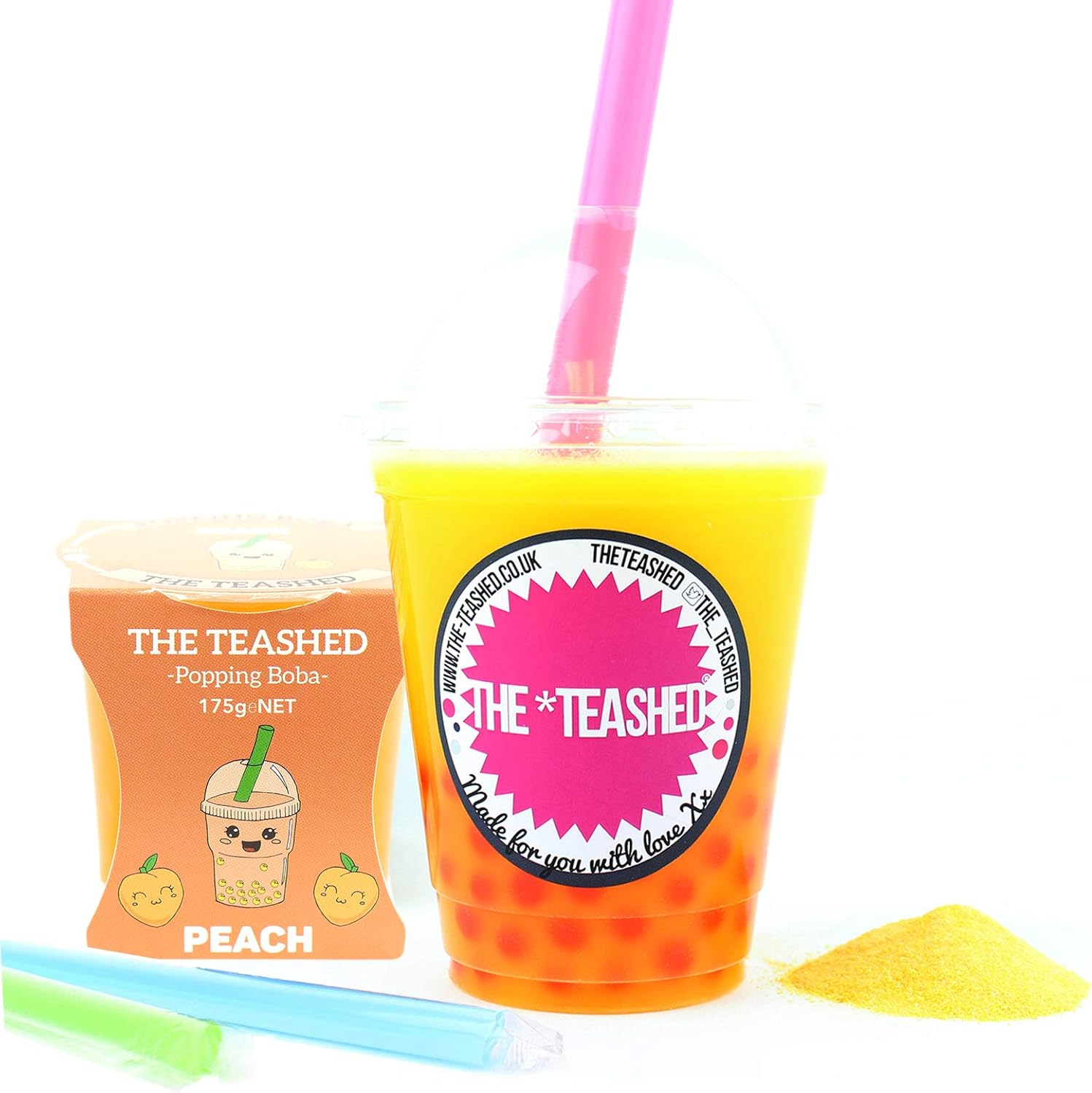 Bubble Tea Powder Kit 3 Servings Powder + Boba Set The *TeaShed