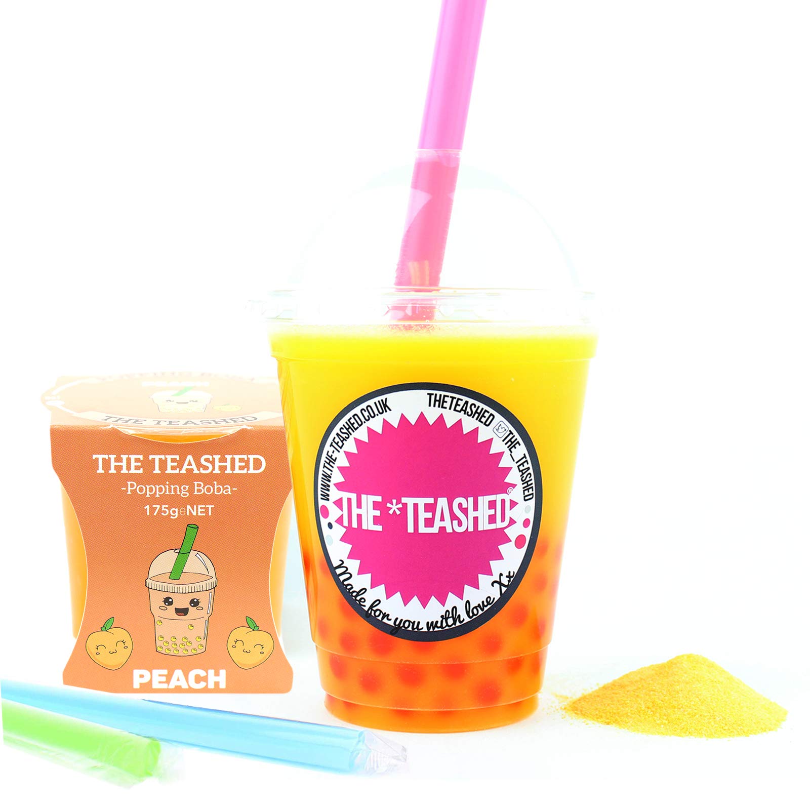 Bubble Tea Powder Kit 3 Servings Powder + Boba Set The *TeaShed