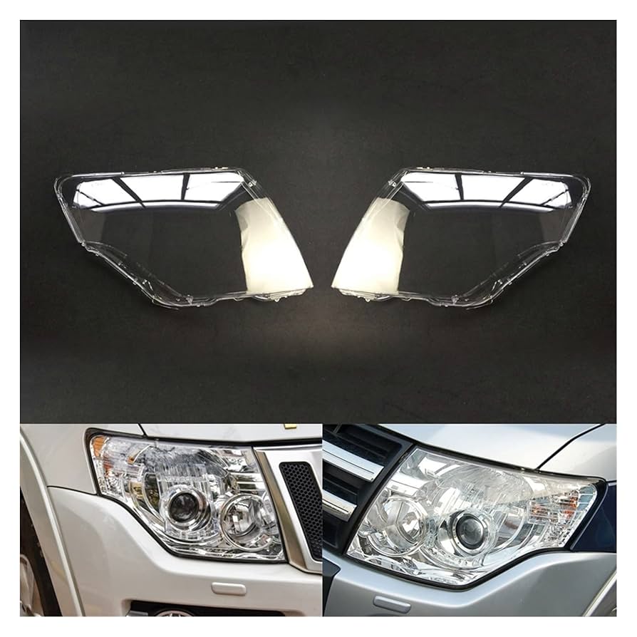 三菱 パジェロ V87/V93/V97専用 ヘッドライトカバー2色セットABS製 三菱 パジェロ V87/V93/V97専用 ヘッドライトカバー2色セットABS