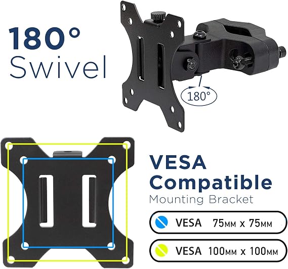 جبل ذلك! حامل قطب Vesa العالمي | حامل قطب تلفزيون كامل الحركة | Vesa 75100 | يناسب أجهزة التلفزيون أو الشاشات حتى 32 بوصة