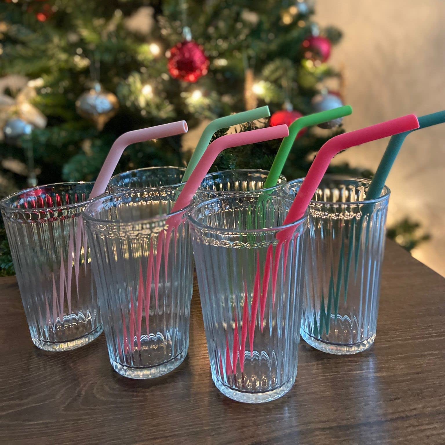 Pailles En Silicone Réutilisables - 6 Pièces Avec 2 Brosses | Sans BPA, Lavables, Écologiques