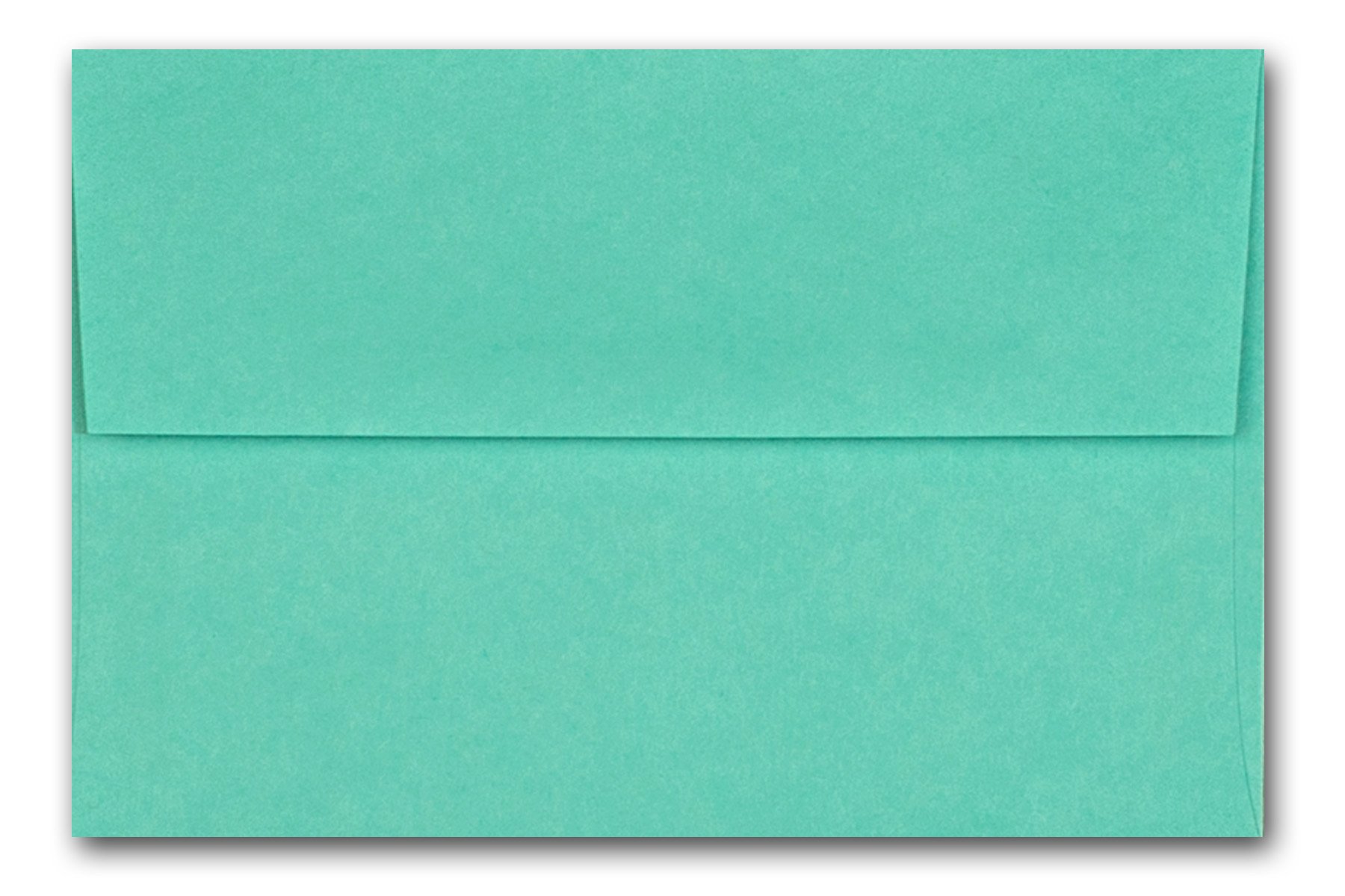 PT Vibrant Colorful A7 Envelopes - 50 Pack Perfect for 5x7 Cards Square Flap (Blue Raspberry)