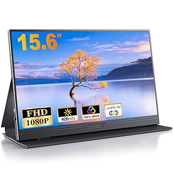 15.6インチ Prechen LEDディスプレイ ポータブル モバイルモニター Amazon.com: Portable Monitor Touchscreen,15.6 Inch 1920