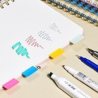 Vista 6 de POPRUN Spiral Dotted Journal Notebook, [A5-5.75'' x 8.25''] - 120 GSM Thick Paper, 141 Numbered Pages, Hardcover for Men & Women with Pocket, Index