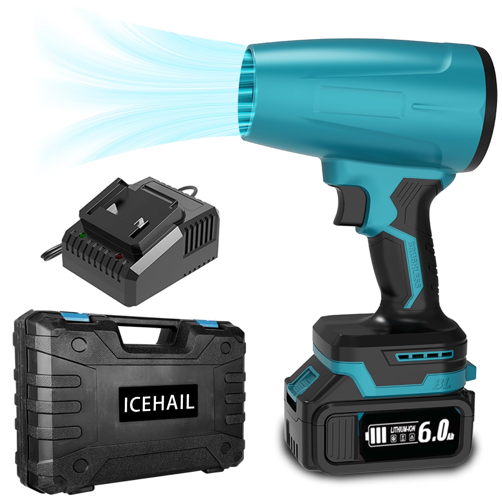 現品限りブロワー PSE認証済み 熱中症対策 最大推力0.8K ブロワー 洗車