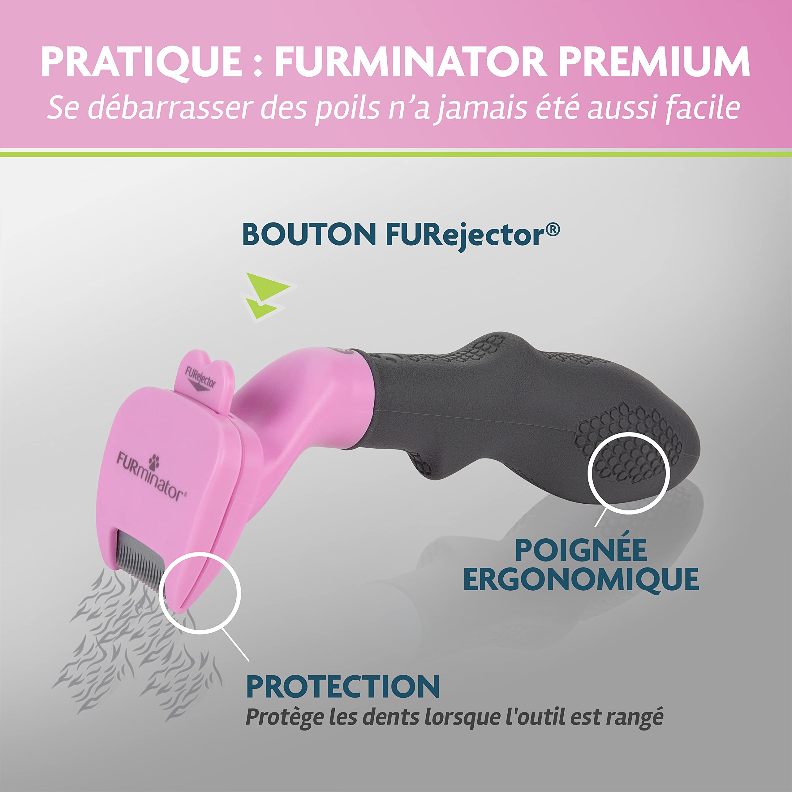 FURminator Outil Undercoat deShedding Petits animaux