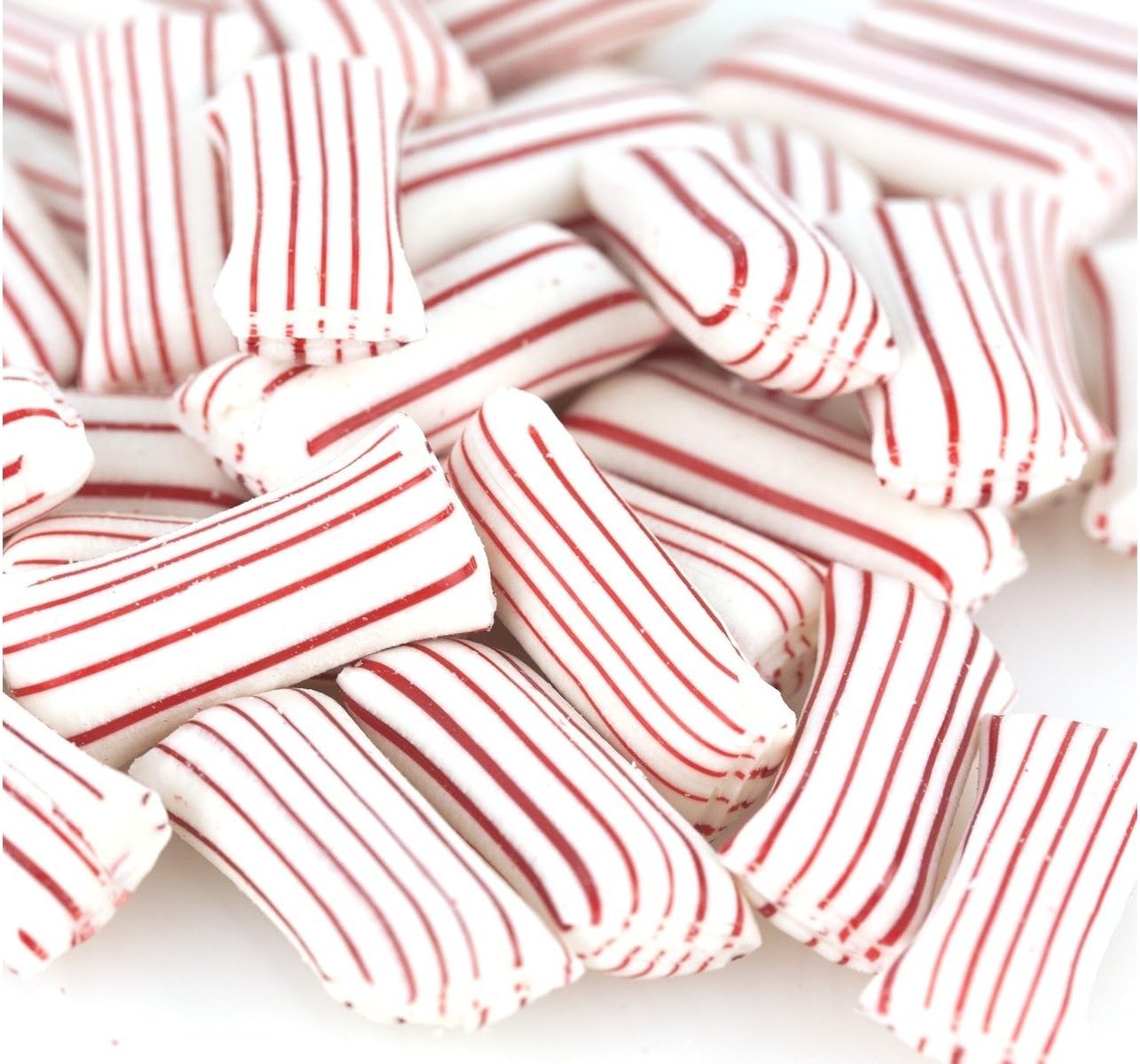 Christmas Mint Straws Christmas Candy, 1 Lb. - Approx. 85 Pcs.