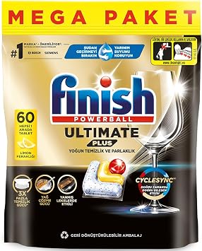 Finish Ultimate Plus Lemon 60s