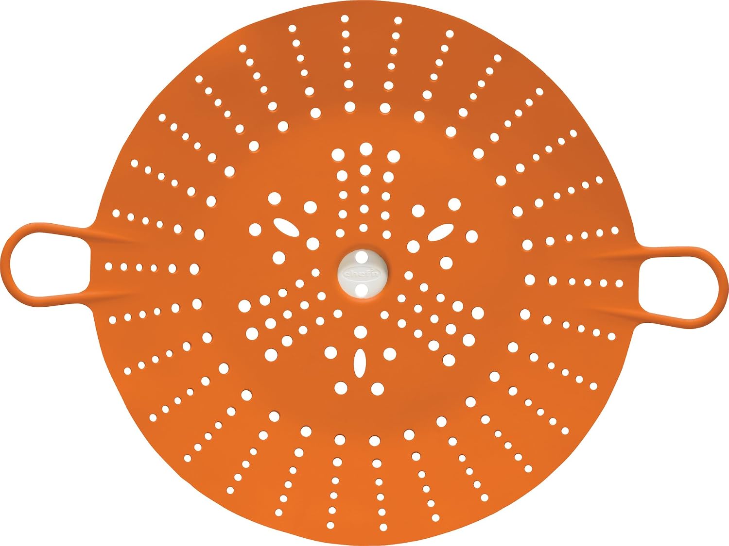 Chef'n Sleekstor Large VeggiSteam 11-Inch Silicone Steamer, Apricot