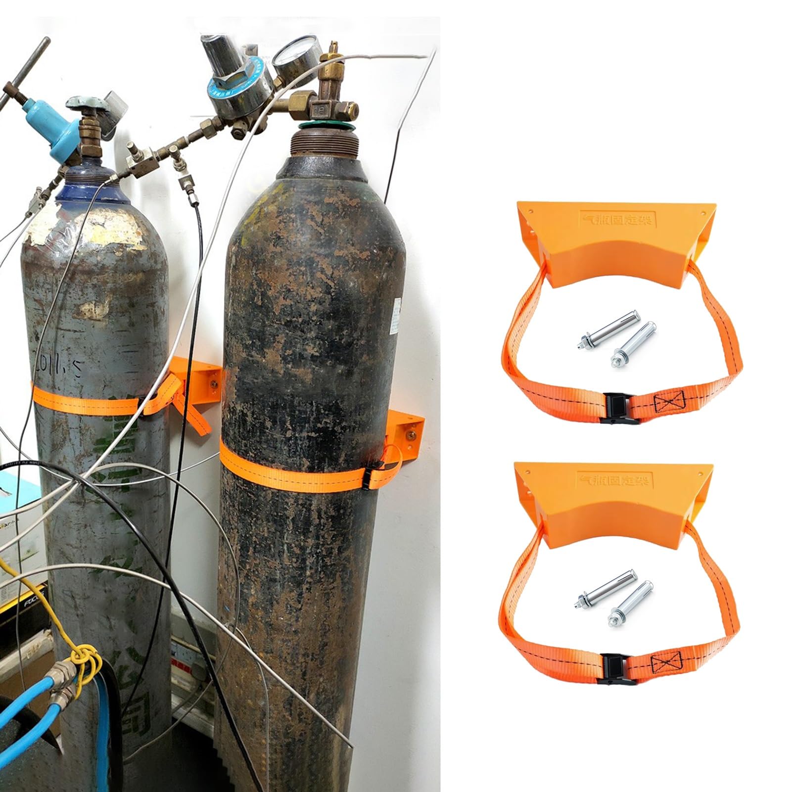Gasflasche Halterung Wandhalterung Ersatzgaszylinde Produktbild-Vorschau 13