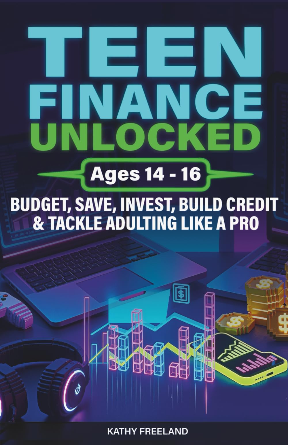 TEEN FINANCE UNLOCKED: BUDGET, SAVE, INVEST, BUILD CREDIT & TACKLE ADULTING LIKE A PRO: Learn the Moves, Master the Game, Outsmart Your Opponents and Love the Fun!