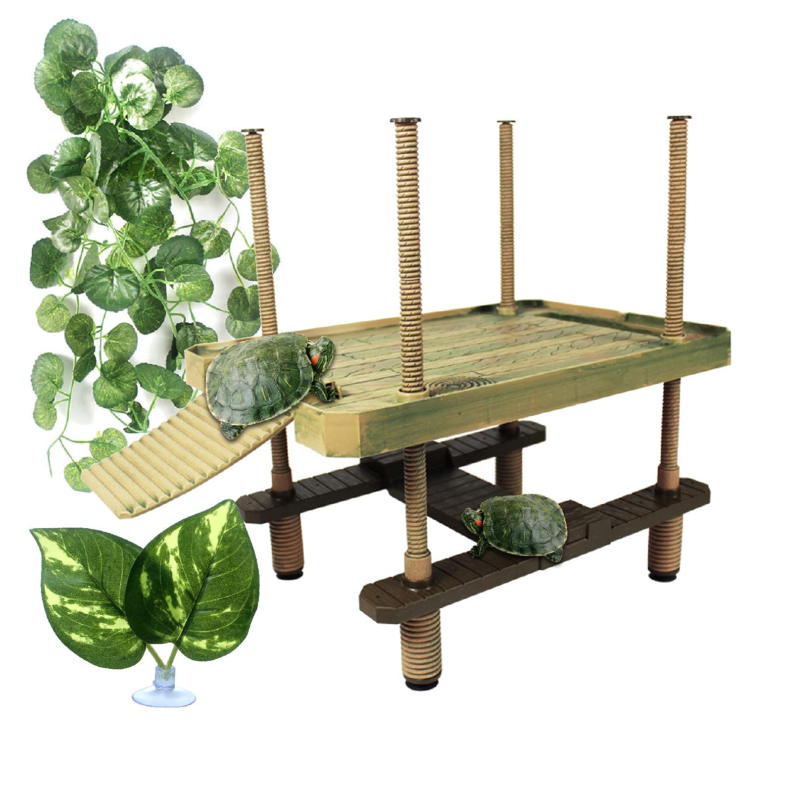 Buy Joyeee Large Turtle Basking Platform, Tortoise Habitat Supplies