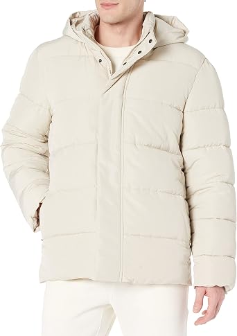 Amazon Aware Mens Recycled Polyester Hooded Puffer Jacket