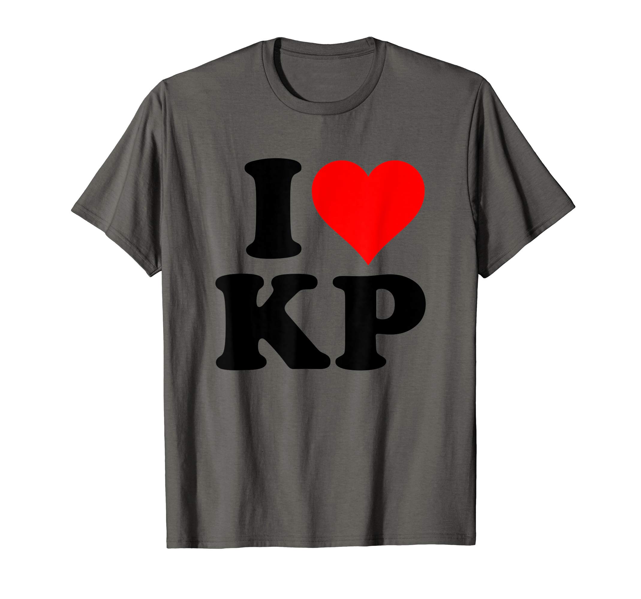 I Love KP Heart Funny Gift Tee ShirtsI Love KP Heart Gift T-Shirt