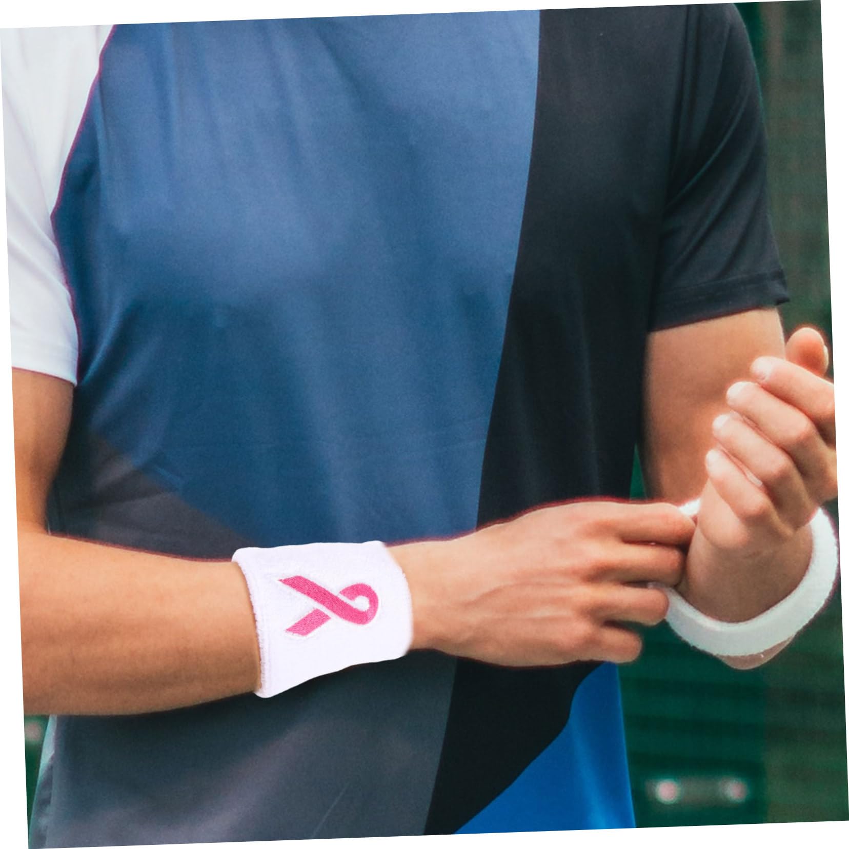BESTonZON 4 Ensembles Bracelet Conscient Maintien Poignet Entraînement avec Attelle De Poignet Bracelet De Sport Protège-Poignets De Fitness Sport Bracelet Polyester 3 Paires*4