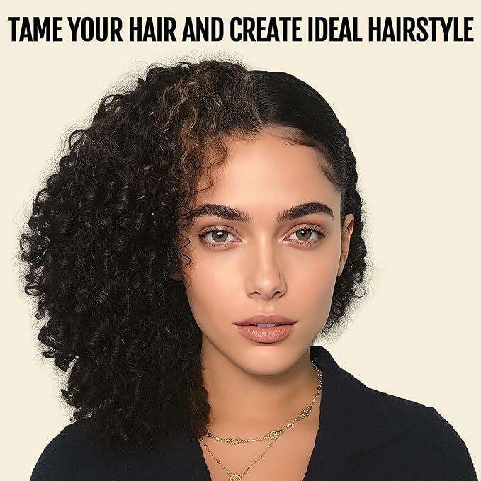 Gel fijador para cabello rizado con aceite de ricino y biotina 5.3 OZ miniatura 8