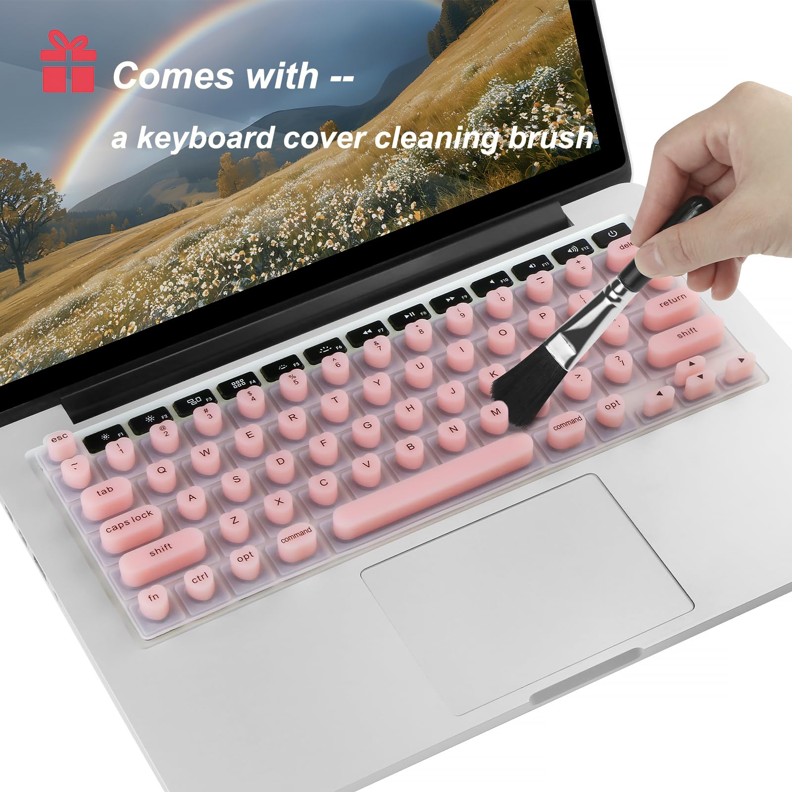 silicone keyboard cover trimming template scissors