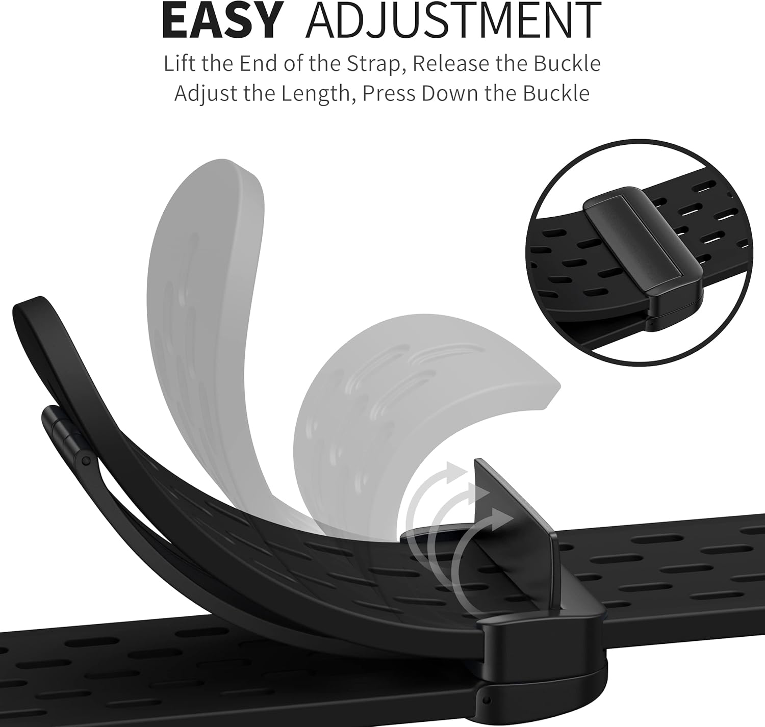 Magnetic Anti Sweat Sport Band/Strap for Apple Watch, Waterproof Breathable Silicone Correas. Para Compatible with iWatch Ultra SE Series 10/9/8/7/6/5/4/3/2/1,For Women Men, 38mm 40mm 41mm 42mm F-Black 1 Pack-38mm/40mm/41mm/(42mm-Series 10) image 5 of 7 B0CQ7F6YJ4