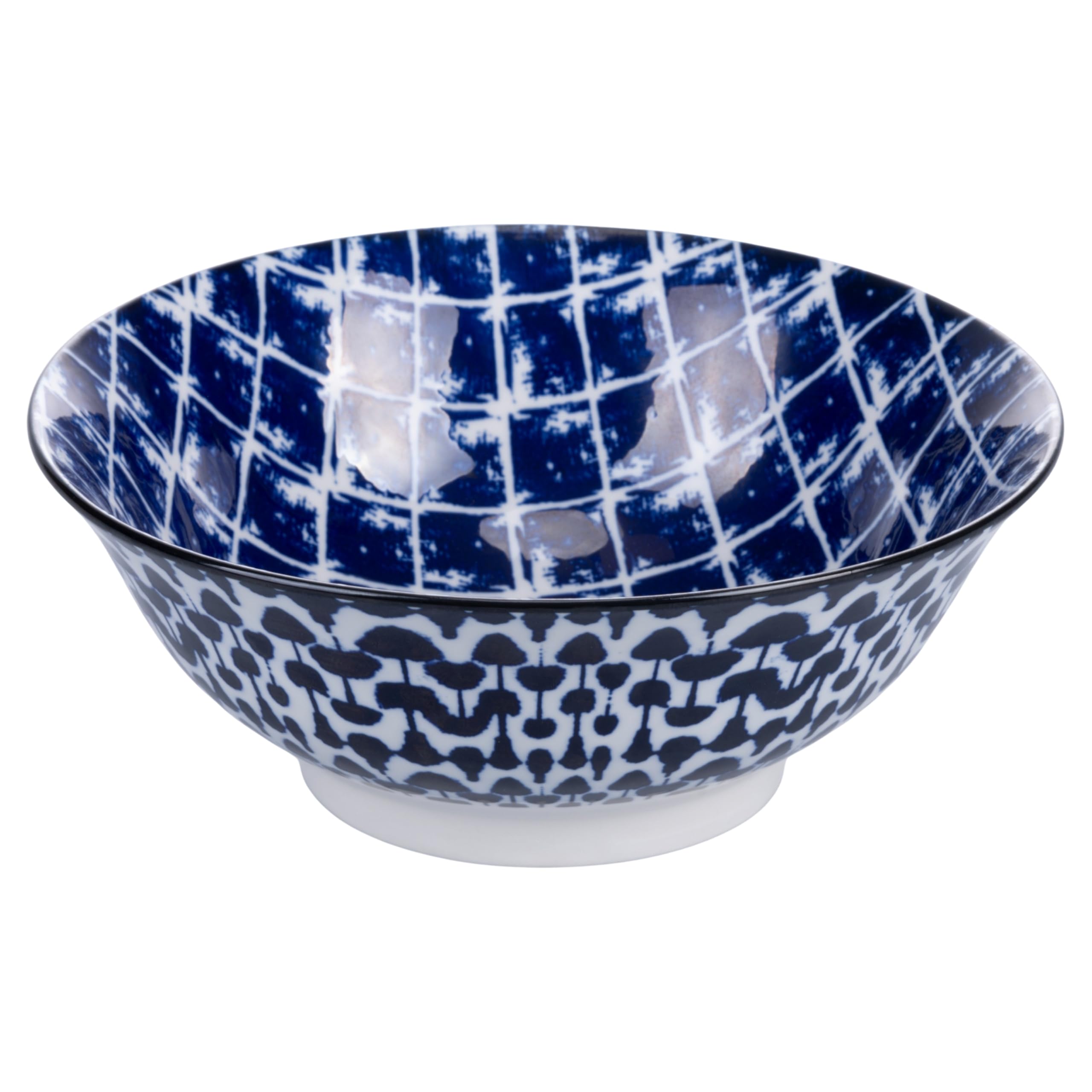 Villa d'Este Home Tivoli 1996 Stoneware Bowl 1300ml Double Decor Confusion