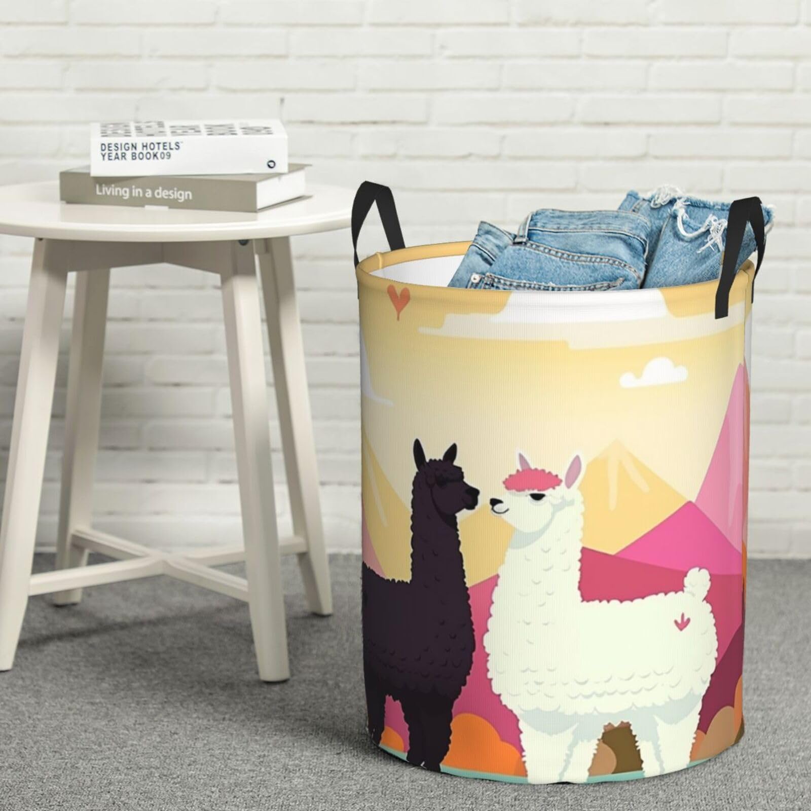 Panier à linge avec poignées pliable pour remplacer les bacs plastiques cassés