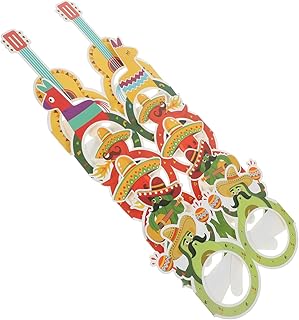 ULDIGI Conjunto De Maquiagem Para Óculos Mexicanos 12Pcs Conjunto De Óculos De Sol Decoração Para Formatura Festa Fiesta Óculos Engraçados Óculos Criativos Óculos Fiesta Decorações Festa