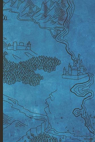 DnD Adventure Notebook: Blue Character Journal for Campaign Notes, Tabletop RPG Notebook for All DnD 5e Classes